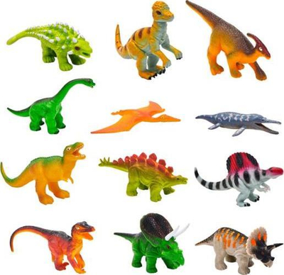 Figurina dinosauri Moses Dinosaur Figures MIX, set lojnash, shumëngjyrësh