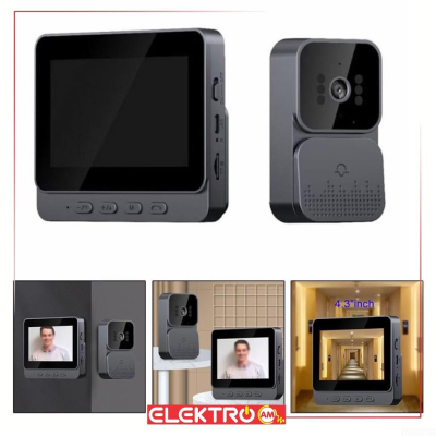 Wireless Video Doorbell 4.3” AM-10M
