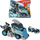 Kamion lodër T-Racers Mix´n Race Ice Launcher, me nisës makine, me makinë ekskluzive brenda