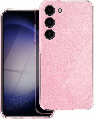 Futera telefoni Clear Case, 2mm TPU, për Samsung A05s, rozë me shkëlqim