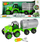 Lodër traktor me i montu MEGA CREATIVE 482970, me rimorkio, me pajisje, jeshil