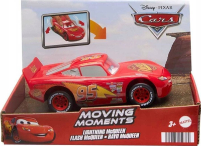 Lodër makinë Disney Pixar Cars Best Buddy Lightning McQueen, 17cm, për kalamaj 3+, e kuqe