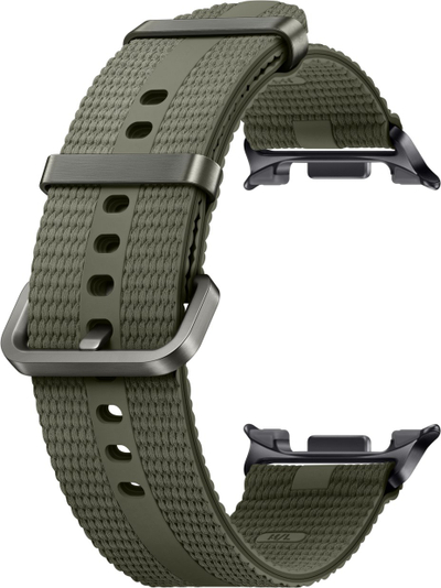 Rrip ore Samsung Athleisure për Galaxy Watch8 dhe Watch8 Classic, madhësia M/L, jeshile