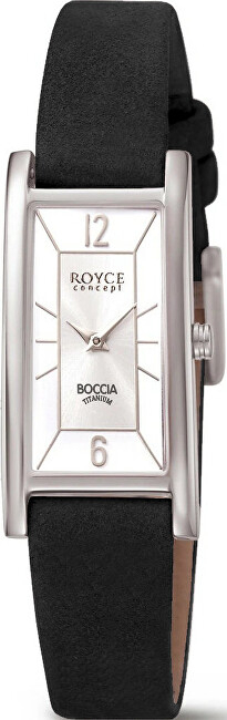 Orë dore për femra Boccia Titanium Royce 3352-01, e hirtë