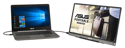 Monitor ASUS ZenScreen MB16ACE, 15.6", 1920 x 1080, Full HD, 70 Hz, i hirtë