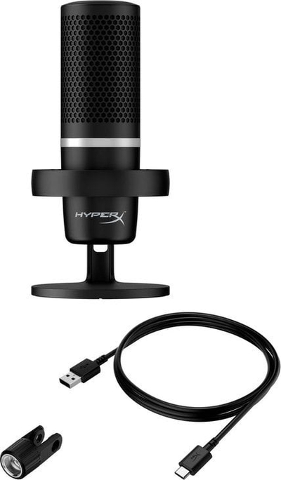 Mikrofon HyperX DuoCast (4P5E2AA), i zi