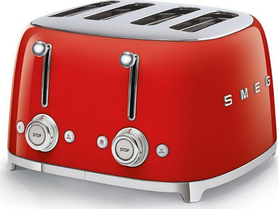 Thekëse buke Smeg (TSF03RDEU), 2000W, e kuqe