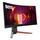 Monitor gaming BenQ EX3410R, 34\", WQHD, i lakuar, i zi