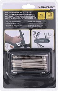 Set mjetesh biçiklete Dunlop Multi Tool, 15 në 1, me kuti najloni