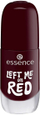 Llak xheli për thonj Essence Gel, Left Me On Red, 8ml, i kuq