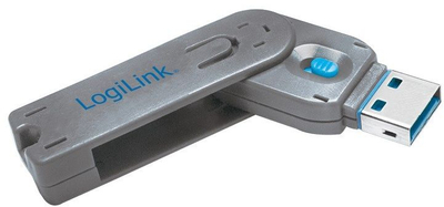 Bllokues porte USB LogiLink AU0044, me çelës, gri