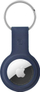 Mbajtëse Crong Silicone Case për Apple AirTag, me varëse çelsash, blu navy