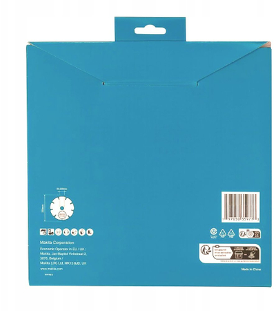 Disk prerës diamanti Makita Diamak D-80117, 230mm, segmentuar, bardhë jeshile