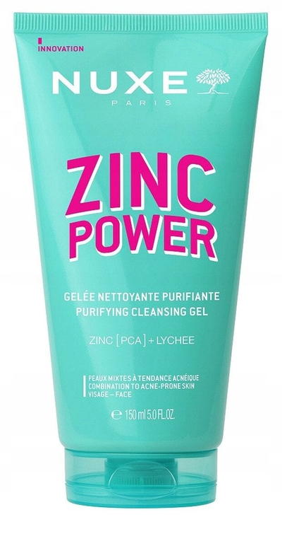 Xhel pastrues fytyre Nuxe Zinc Power, purifikues, 150ml