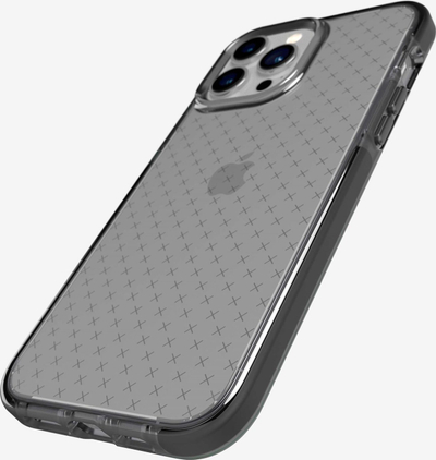 Kapak telefoni Tech21 Evo Check T21-8966, për iPhone 13 Pro Max, smokey black gjysmë transparent