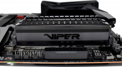 Memorie Patriot Viper 4 BLACKOUT, DDR4, 8 GB, 3200 MHz, CL16, PVB48G320C6K