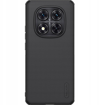 Kapak telefoni Nillkin Super Frosted Shield për Xiaomi Redmi Note 14 Pro, PC TPU, kundër rënieve, i zi
