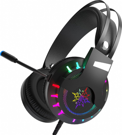 Kufje gaming Inca IGK-TX12, me kabllo, 2.4m, të zeza