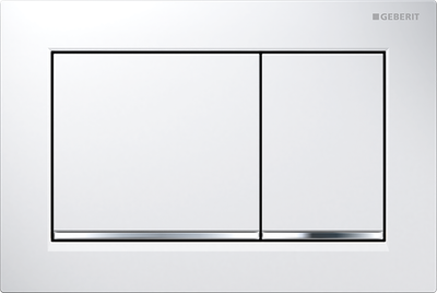 Buton për tualet Geberit Omega 30 (115.080.KJ.1), i bardhë