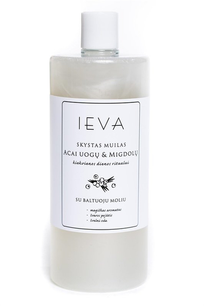 Sapun i lëngshëm për duar Ieva Acai & Almonds, 1L