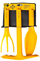 Сет алатки за градина Forte Tools Garden Care, 3 парчиња