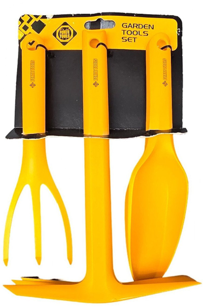 Сет алатки за градина Forte Tools Garden Care, 3 парчиња