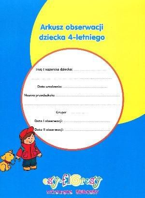 Fletë vëzhgimi edukative Easy Flores, për kalamaj 4 vjeç, me figura, shumëngjyrëshe