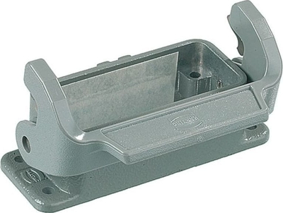 Bazament montimi Harting Han 10A-agg-LB 09 20 010 0301, metalik, 10 copë, gri