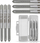 Set çekiçash filetimi Horn 56620 TX, HSS, M4.5x0.75, ngjyrë argjendtë