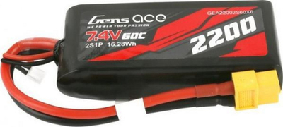 Bateri Gens Ace, 2200mAh, 7.4V, 60C