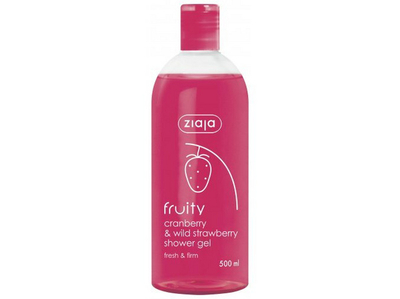 Xhel dushi Ziaja Cranberry & Wild Strawberry, 500 ml