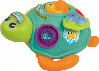 Lodër për t’u tërheq Winfun Turtle Pull Toy, me forma, +12 mujsh, shumëngjyrëshe