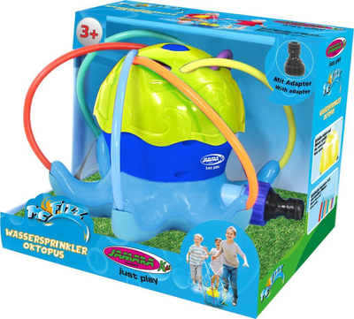 Водена играчка Jamara Mc Fizz Water Sprinkler Octopus, во форма на октопод, повеќебојна