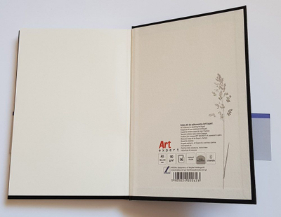 Bllok skicimi Kreska Art Expert A5, 96 faqe, letër 90 g/m², i zi