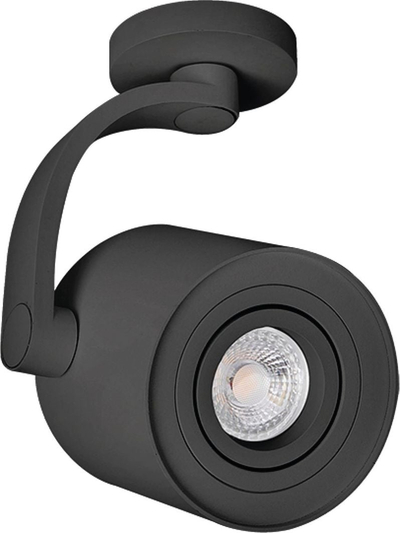 Spot tavani Azzardo Bross, 1 dritë, 9.6 cm, i zi