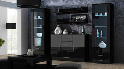 Raft muri SOHO POL CZ, 125 x 20 x 20 cm, panel druri, i zi matte