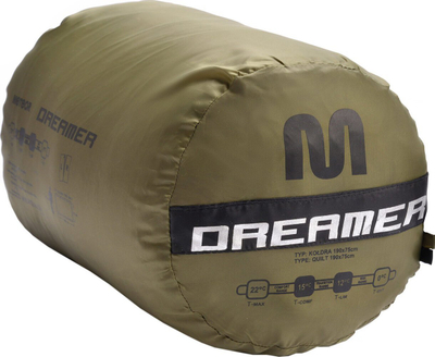 Thes fjetjeje Meteor Dreamer 10168, Hollow Fiber, për 15°C, ngjyrë ulliri