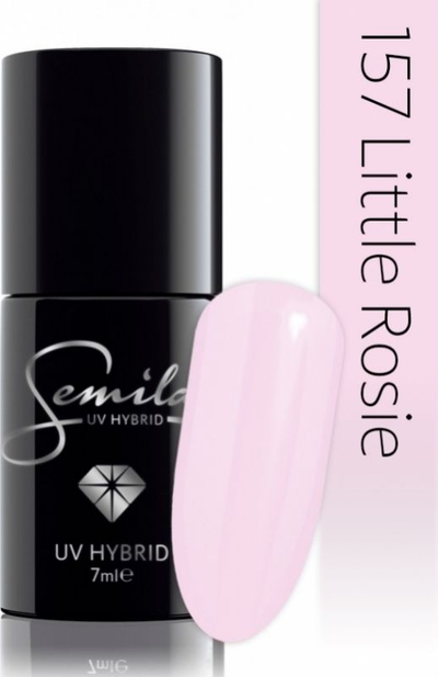 Llak hibrid për thonj Diamond Cosmetics Little Rose 157, 7 ml, rozë e butë