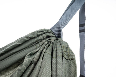 Varëse kampingu Cocoon Travel Hammock Set, najlon ripstop, me rripa, jeshile cypress