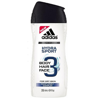 Gel dushi hidratues 3në1 Adidas Hydra Sport 250 ml