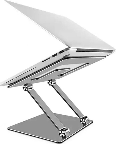 Mbajtëse laptopi Daalo Aptel, metal, e rregullueshme, e zezë