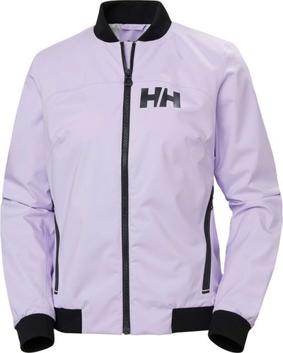 Јакна отпорна на ветер Helly Hansen HP Racing Wind за жени, Helly Tech Performance, широка, виолетова