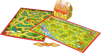 Друштвена игра Abino Board Game Црвенкапа Hansel and Gretel, двострана табла, за деца