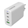 Полнач USB Canyon CU140ACC, GaN 150W, 3x USB C 1x USB A, бел