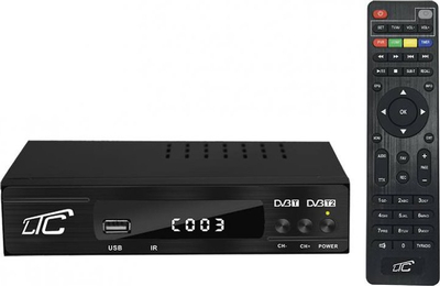 Tuner tokësor LTC DVB505, DVB-T2, Full HD 1080p, i zi