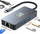 Adapter HUB USB C TB 7n1, HDMI 4K, RJ45 2500 Mbps, grafit