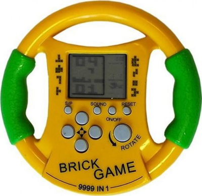 Lojë elektronike LEANToys Tetris, e verdhë