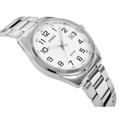 Ora dore Casio Collection MTP-1302PD-7BVEF, kuarc, për meshkuj, argjendtë