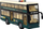 Lodër autobus Leantoys Double Decker, me fërkim, 1:16, jeshile e errët