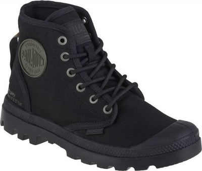 Këpucë Palladium Pampa Hi HTG Supply U 77356-001-M, material tekstil, shollë gome, të zeza